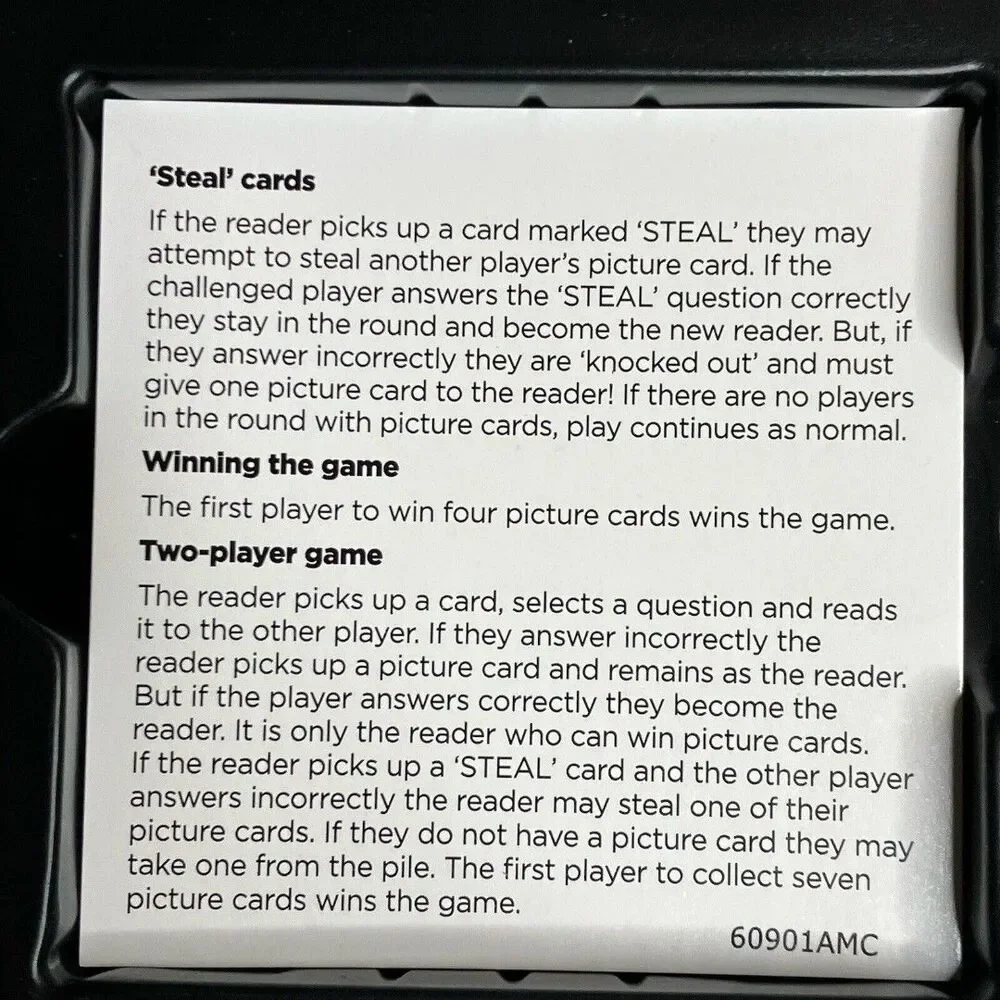Walking Dead Trivia Game New Open Box